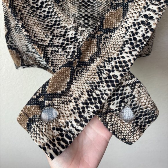 I.AM.GIA Snake Print Kenzie Long Sleeve Print Bodysuit - Picture 8 of 13